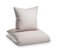 Sleepwise Soft Wonder housse de couette 140 x 200 microfibre Oeko-TEX®, parure de lit 140 x 200 adulte et taie d'oreiller Lavables en Machine, linge de lit et oreillers antistatiques hypoallergéniques