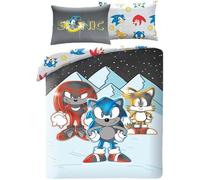 Parure de lit - Sonic and Friends - 140 x 200 cm - 100 % polyester - Multicolore