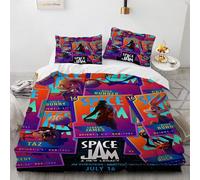 Parure De Lit Space Jam A New Legacy, Ensemble De Literie Exquis, Housse De Couette De Basket-Ball, Ensemble De Couette, Ensemble De Literie, Cadeau D'anniversaire