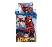 Parure de lit - SPIDERMAN - Réversible - 100% coton - 100x135cm - Chambre enfant