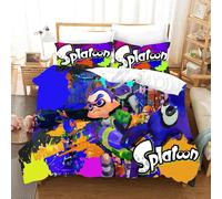Parure De Lit Splatoon Pour Lit Simple, Double, Queen, King Size, Kawaii, Pour Garçons Et Filles, Avec Housse De Couette Et Impression 3d 014