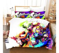 Parure De Lit Splatoon Pour Lit Simple, Double, Queen, King Size, Kawaii, Pour Garçons Et Filles, Avec Housse De Couette Et Impression 3d 014