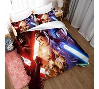 Parure De Lit Ste-X Facile D'entretien Lit Double Parure De Lit Pour Enfant, Motif Dessin Anime, Star Wars 2