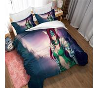 Parure De Lit Ste-X Fairy Tail Naz, Housse De Couette Et Taie D'oreiller En Microfibre Polyester Avec Fermeture Éclair 50 X 75 Cm, Douce Et Anti-Sensibilité, Image