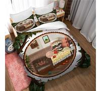 Parure De Lit Ste-X Fairy Tale World En Microfibre Avec Housse De Couette 230 X 220/200 X 200 Cm, Grand-Mère Loup