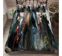 Parure De Lit Ste-X, Housse De Couette Et Taies D'oreiller Imprimées Du Film Le Seigneur Des Anneaux, 50 X 75 Cm, 2/3 Pieces, Literie Tendance Pour La Maison