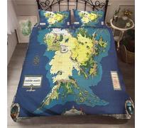 Parure De Lit Ste-X, Housse De Couette Et Taies D'oreiller Imprimées Du Film Le Seigneur Des Anneaux, 50 X 75 Cm, 2/3 Pieces, Literie Tendance Pour La Maison