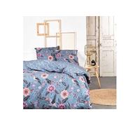 Parure de lit Sunshine - 240x220 cm - 2 personnes - Coton imprimé floral Imprimé G