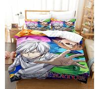 Parure De Lit Tendance Avec Housse De Couette Motif Anime A Certain Scientific Accelerator Pour Lit Simple, Double, Queen Size Et King Size