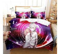 Parure De Lit Tendance Avec Housse De Couette Motif Anime A Certain Scientific Accelerator Pour Lit Simple, Double, Queen Size Et King Size