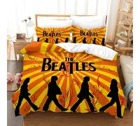 Parure De Lit The Beatles Avec Housse De Couette Et Imprimé Groupe De Rock Britannique, Linge De Lit Queen Size Et King Size, Décoration De Chambre