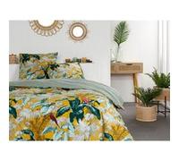 Today Parure de lit Sunshine 100% coton Jaune 260x240 cm