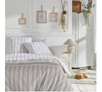 PARURE DE LIT TODAY - HOUSSE DE COUETTE 220X240 + 2 TAIES D OREILLER 63X63 - 100% COTON 57 fils - Berenice