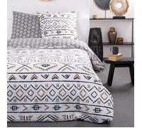 Parure de lit - TODAY - Sunshine - 116537 - 2 personnes - 240x260cm - Coton - Imprimé 9.35