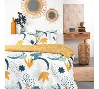 Parure de lit - TODAY - Sunshine - 119481 - 2 personnes - 240x220cm - Coton - Imprimé 11.52