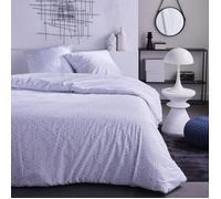 TODAY Sunshine Parure de lit 2 Personnes 220x240 cm Coton imprimé 15.37, Blanc