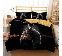 Parure De Lit Tom Clancy's The Division, Plusieurs Tailles, Housse De Couette 52 % Coton, Douce Et Confortable, Avec 2 Taies D'oreiller 80 X 80 Cm