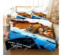 Parure De Lit Top Gun Maverick Avec Housse De Couette Et Taie D'oreiller, Impression 3d, Pour Lit King Size Et Queen Size