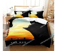 Parure De Lit Top Gun Maverick Avec Housse De Couette Et Taie D'oreiller, Impression 3d, Pour Lit King Size Et Queen Size