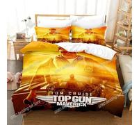 Parure De Lit Top Gun Maverick Avec Housse De Couette Et Taie D'oreiller, Impression 3d, Pour Lit King Size Et Queen Size