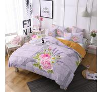 Parure De Lit Tour Eiffel Paris Housse De Couette X Cm Impression D Polyester Coton Housse De Couette X Avec Deux Taies D'oreiller X Cm