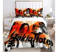 Parure De Lit Toutes Saisons Avec Housse De Couette Et Taies D'oreiller, Motif Groupe De Rock Imprime En 3d De Tokio Hotel, Pour Lit Simple, Double, Queen Size Et King Size