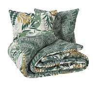 Parure de lit ""Tropik"" coton 260x240cm - Atmosphera createur d'interieur