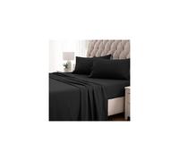 Parure de lit ultra douce et rafra chissante SLEEP ZONE, 4 pi ces, King size, Californie - Drap-housse et taie d'oreiller faciles d'entretien - I