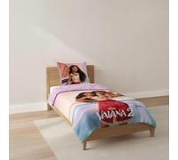 Parure de Lit Vaiana Disney en Coton, Housse de Couette Réversible avec Taie d'oreiller, 2 Pièces (140x200 cm + 65x65 cm), 1 Personne (Parure Vaiana)