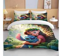 Parure De Lit Vaiana Frozen Pour Filles, Housse De Couette Et Taie D'oreiller, Motif Princesse Stitch, Decoration Pour Chambre D'enfant