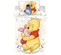 Winnie l'ourson et Ses Amis - Parure de Lit Bébé - Housse de Couette Coton