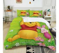 Parure De Lit Winnie L'ourson, Housse De Couette Et Taie D'oreiller, Motif Dessin Anime, Impression 3d, Pour Enfants, Garcon S Et Filles, 2 Ou 3 Pieces