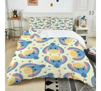 Parure De Lit Winnie L'ourson, Housse De Couette Et Taie D'oreiller, Motif Dessin Anime, Impression 3d, Pour Enfants, Garcon S Et Filles, 2 Ou 3 Pieces