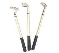 Parure de stylo putter pour club de golf,Parure de stylo de golf en alliage de zinc,Parure de stylo à bille pour le golf,Parure de stylo pour le golf,Mini stylo de bureau pour le golf,Stylo à bille