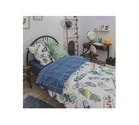 Parure Housse de Couette 200x200cm + 2 Taies d'Oreiller motif stakeboard - STREET -