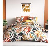 Parure housse de couette 3pcs 240x220cm + 2 taies 100% coton 57fils ninon