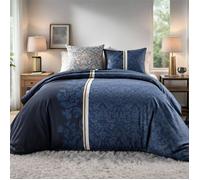 Parure Housse De Couette 3pcs 260x240cm 100% Coton 57fils Arabesque
