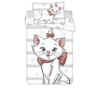 Jerry Fabrics Marie Cat Bow Parure de lit pour chambre d'enfant, 100 × 135 cm, 40 × 60 cm