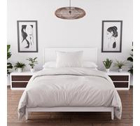 Intemporel Parure Housse de Couette en Microfibre lavée 140x200 cm Boheme Lin, par Soleil d'Ocre