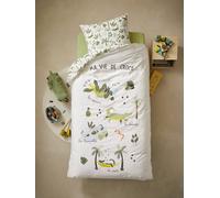 Parure housse de couette enfant et taie d'oreiller TREK multicolore 140X150 63X63