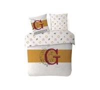 Parure Housse de Couette Harry Potter - 1 Housse de Couette + 2 taie d'oreiller - 100% Coton (200 X 200 cm, Parure de Lit Harry Potter)