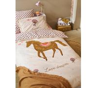 VERTBAUDET Parure Housse De Couette Et Taie d'oreiller Blanc imprimé 140X200 63X63