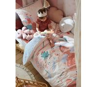 VERTBAUDET Parure Housse de Couette + taie d'oreiller Enfant ABC Princesse Mauve 140X150 63X63