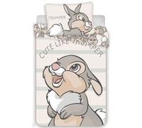 Disney Housse de Couette bébé Panpan Disney Bambi 100% Coton Parure de lit 100x135cm Taie 40x60cm