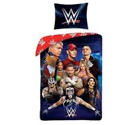 Parure Housse de Couette WWE Champions 140x200 + Taie 70x90 - Microfibre