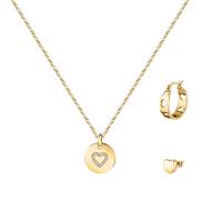 Parure LA PETITE STORY en Laiton et Oxyde Blanc