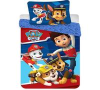 Parure lit Housse de couette réversible 100x135cm La Pat' Patrouille pour enfant Paw Patrol Pat Chase Jeu