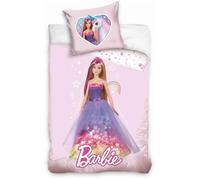 Parure lit Housse de couette réversible BARBIE Magic 100 x 135 cm 100% coton