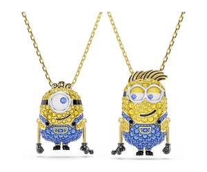 Parure Minions James and Henry, Pavé, Multicolore, Placage de ton or OS