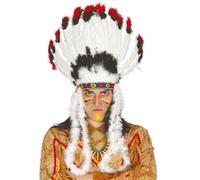 Parure Ou Coiffe D'indien (Taille Unique) Multicolore